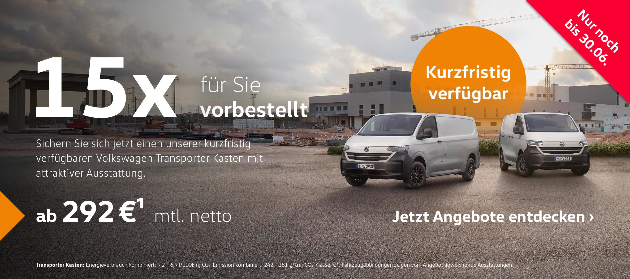 Transporter Vorlauf