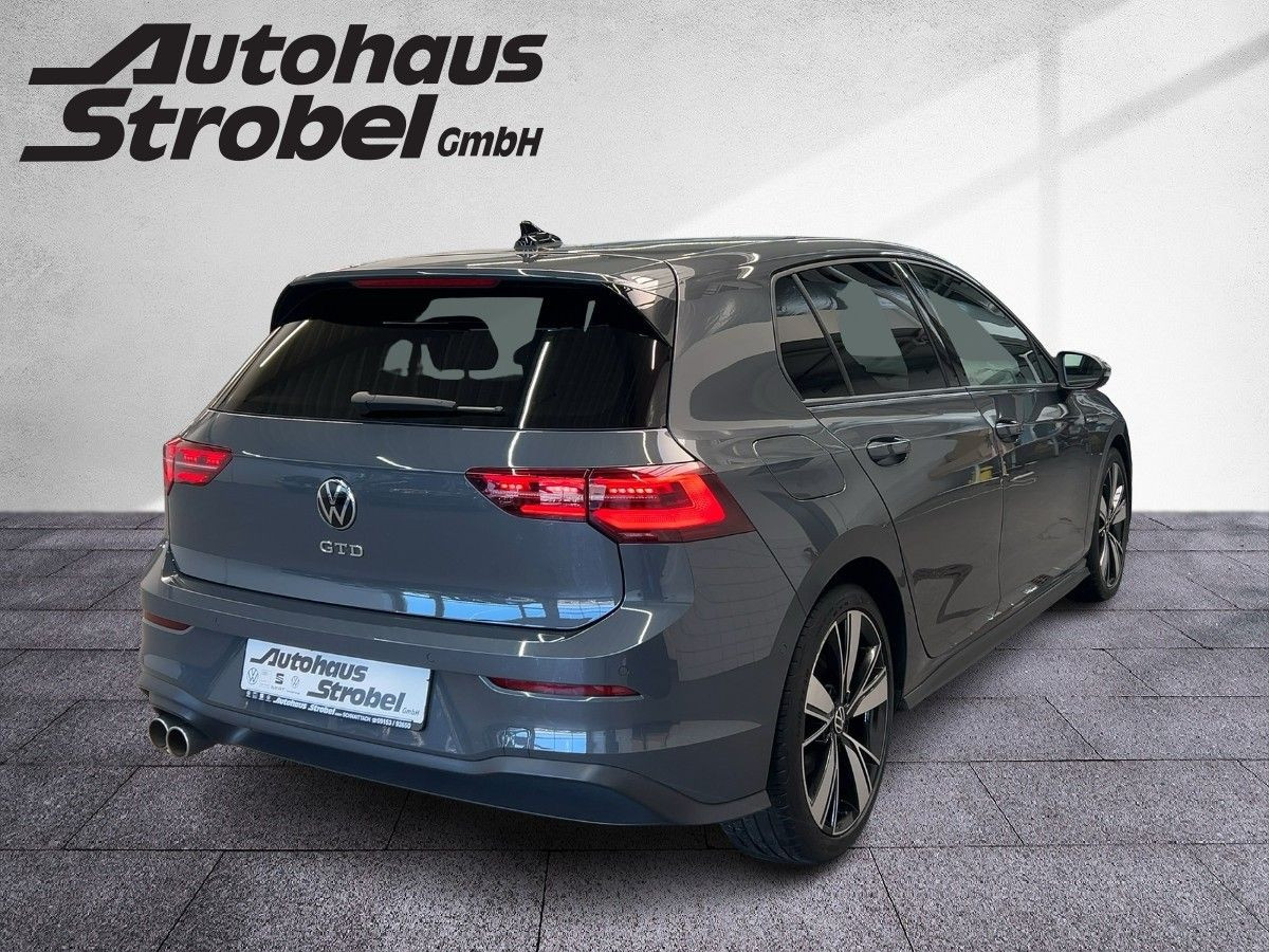 Golf VIII GTD 2.0 TDI DSG LED-Matrix ACC Navi Kamera Side-Ass Sitzhzg Bluet.